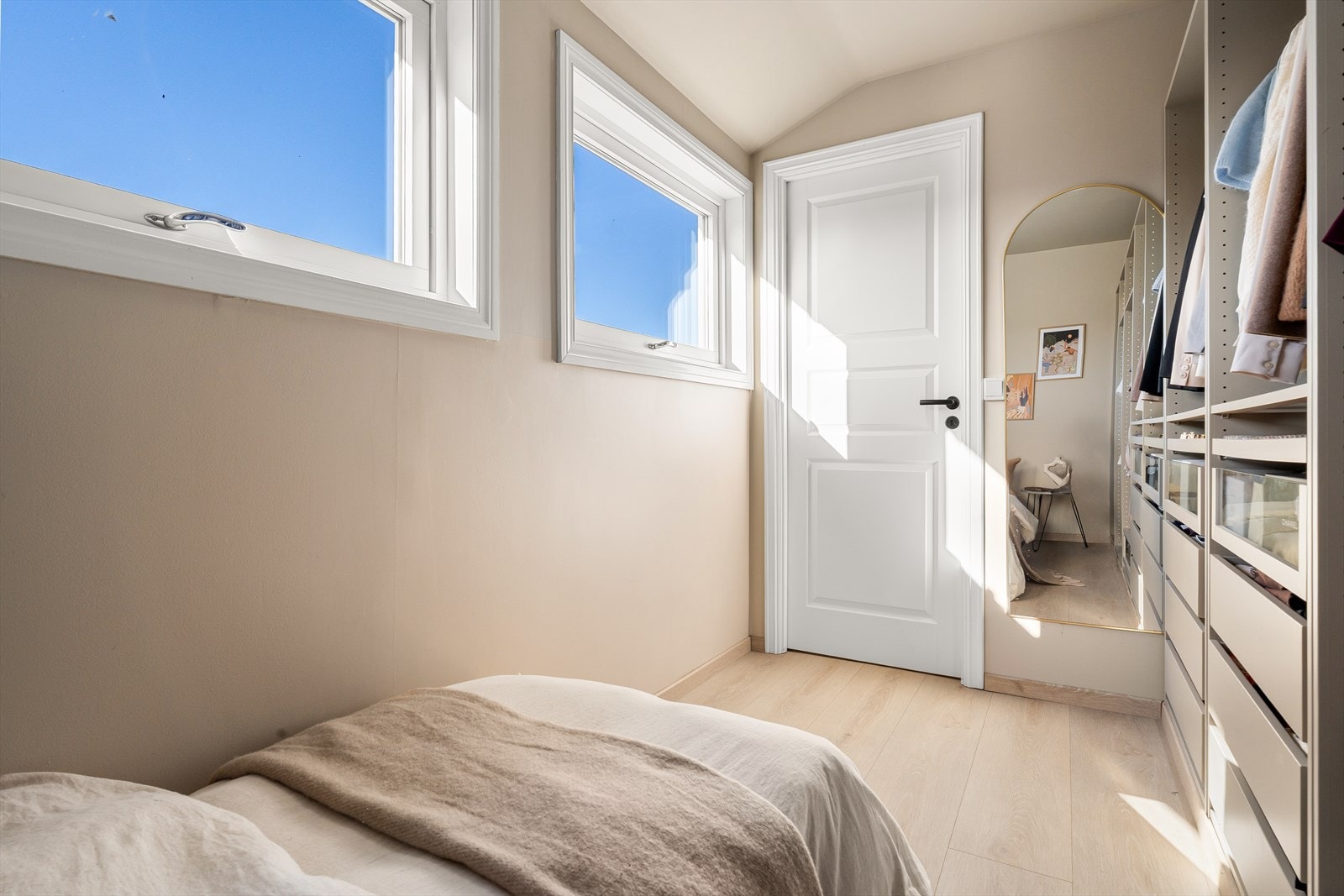 Soverom 2, del av opprinnelig loftstue. Galleribilde