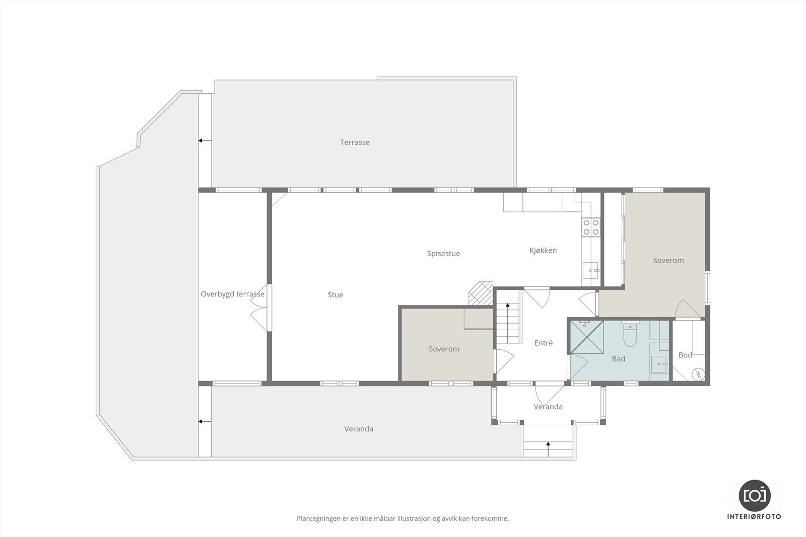 Plantegning Galleribilde