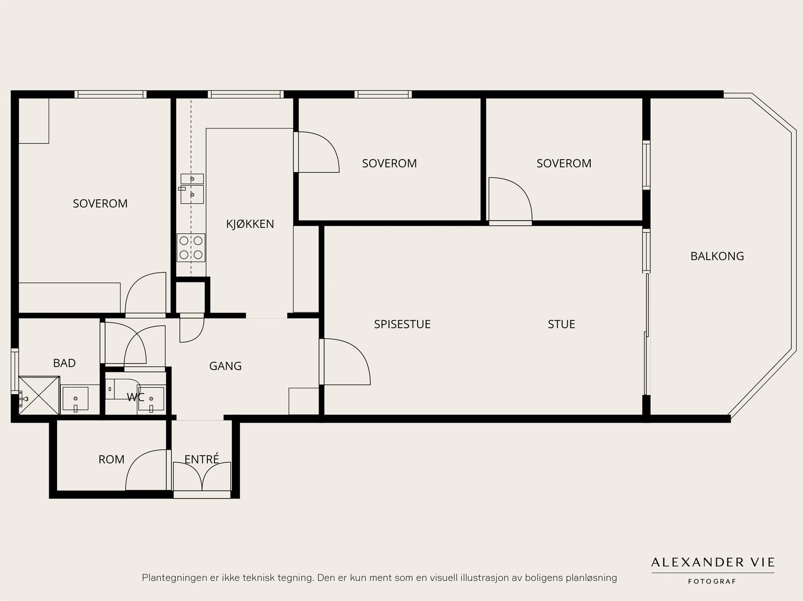 Planskisse. Galleribilde