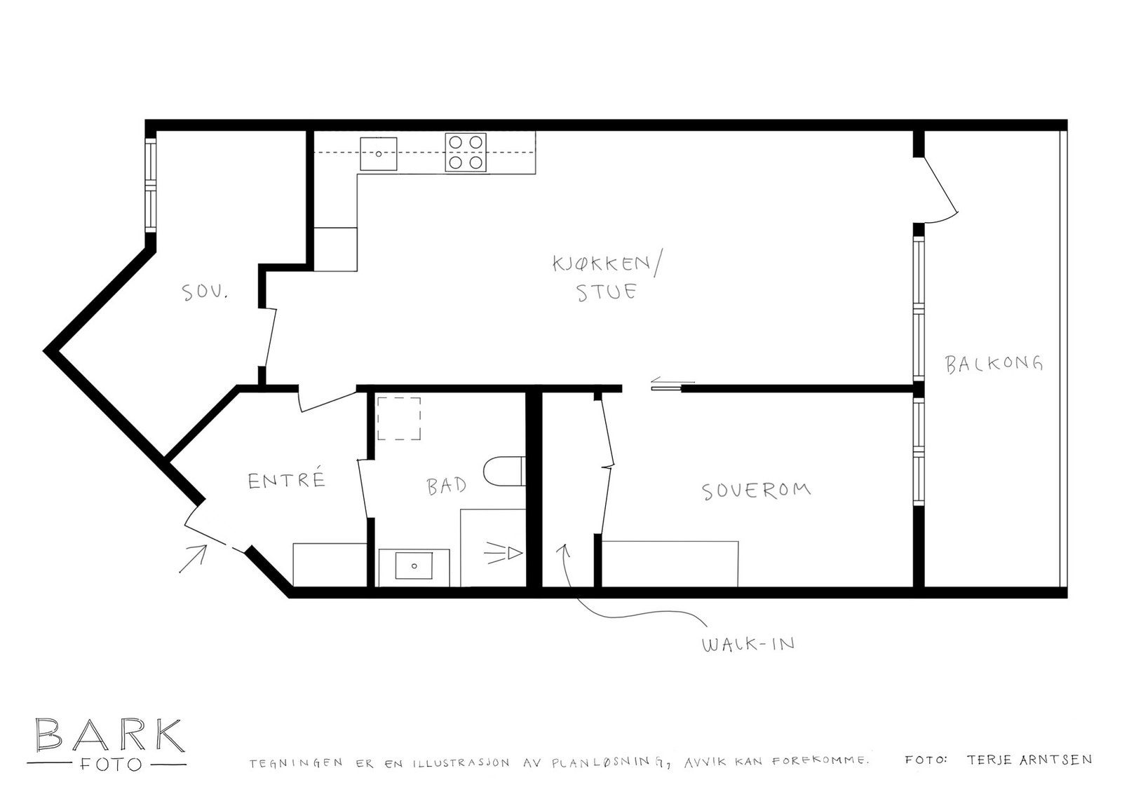 Plantegning Galleribilde