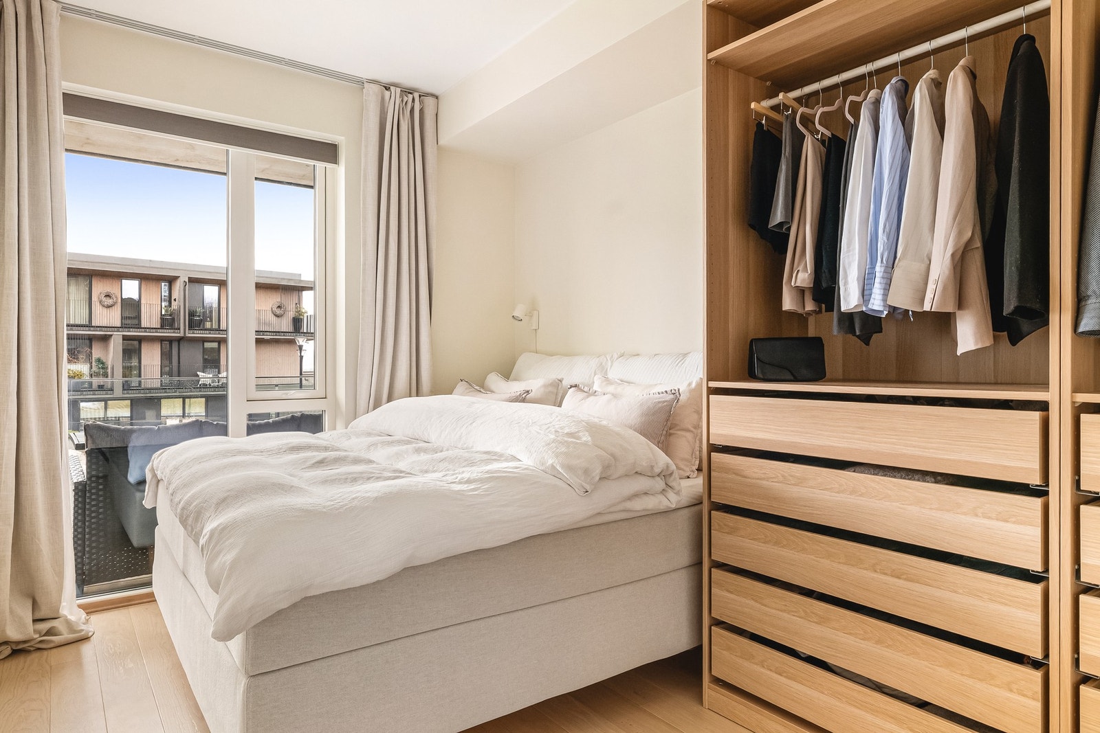 Hovedsoverommet måler 10,9 kvadratmeter Galleribilde