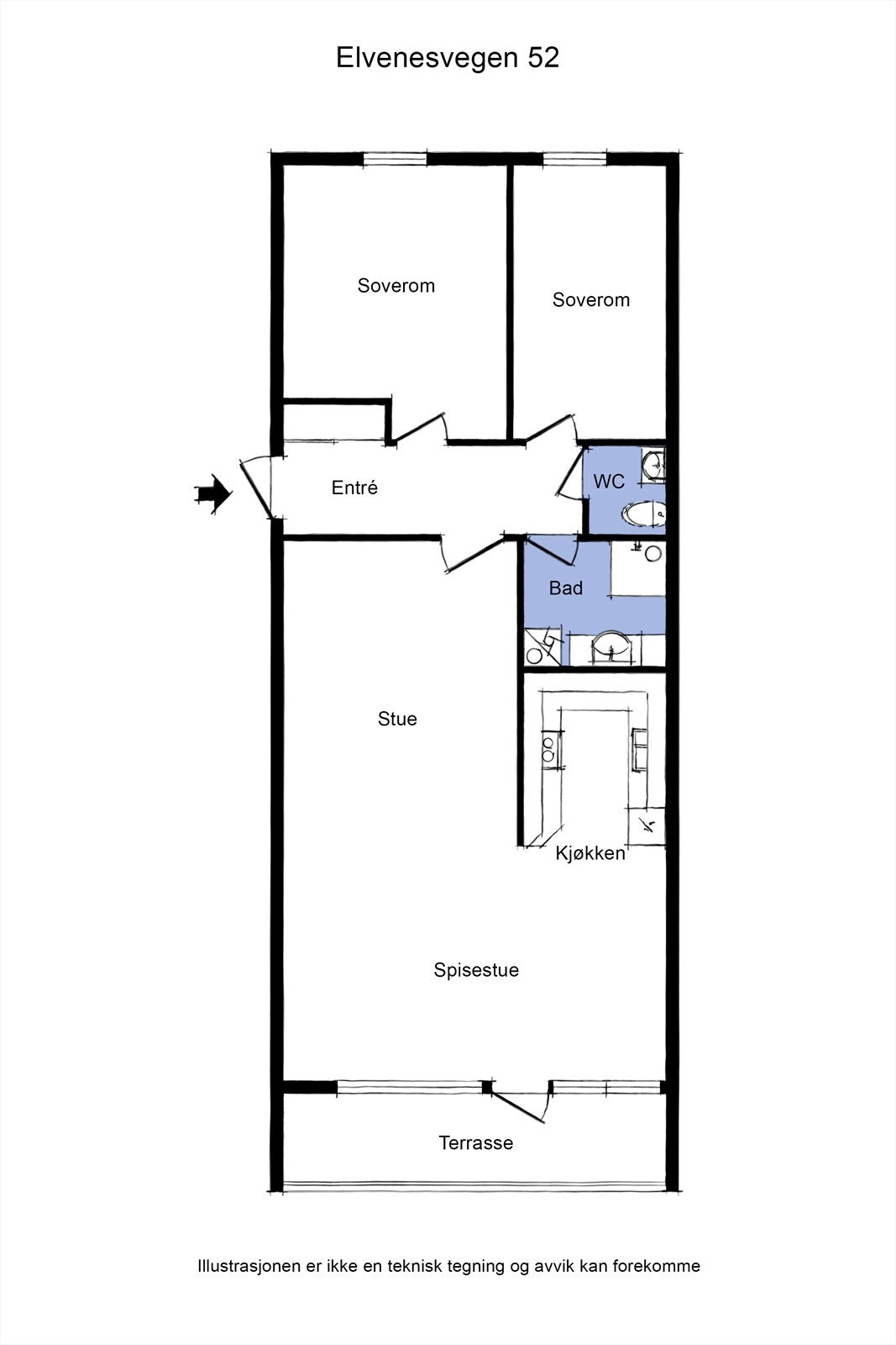 Plantegning Galleribilde