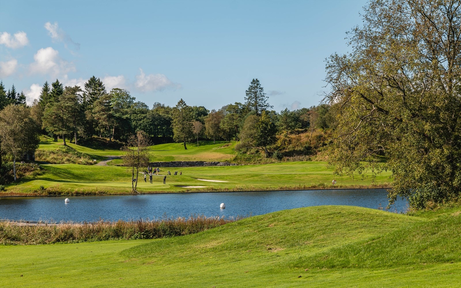 Kort vei til Fana golfklubb. Galleribilde