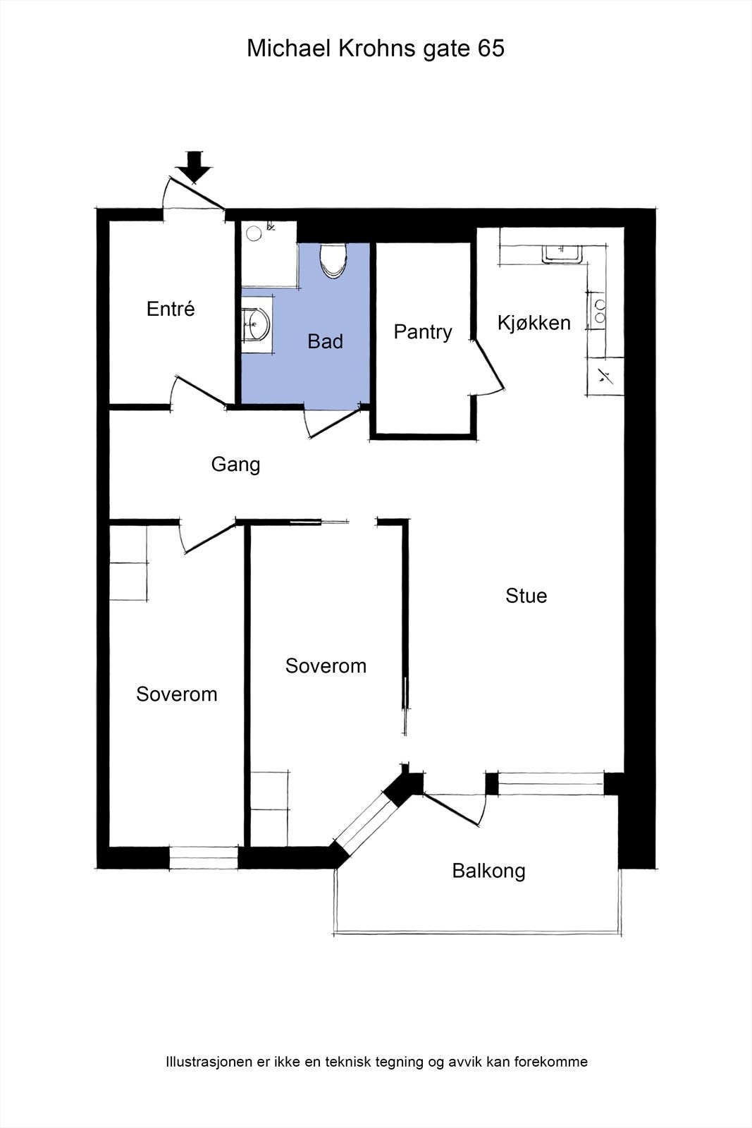 Michael Krohns gate 65 Galleribilde