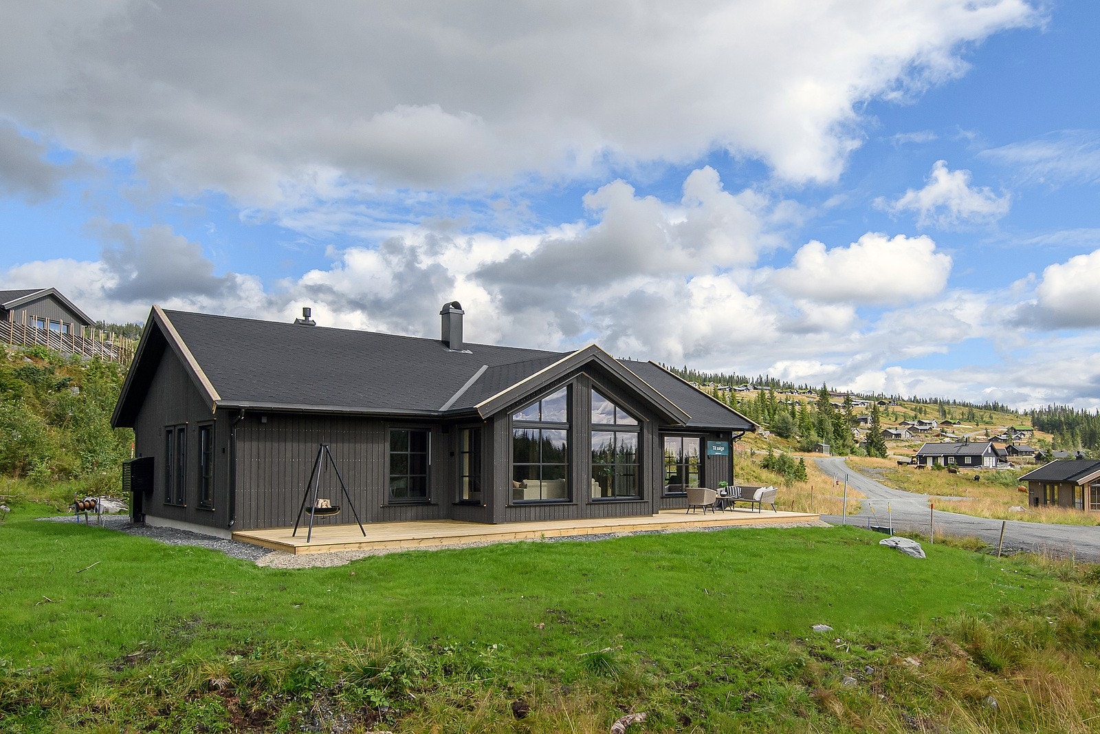 Lekker nyoppført hytte ved Slåseterlia Galleribilde