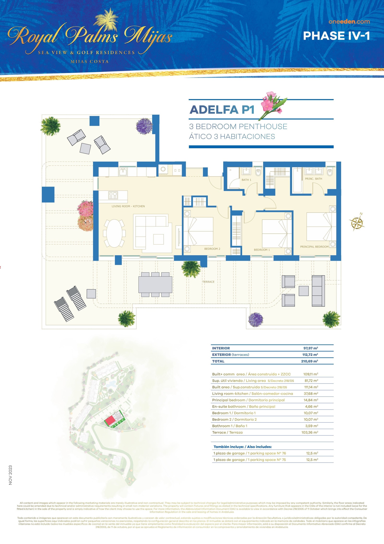 Plantegning av leiligheten Galleribilde