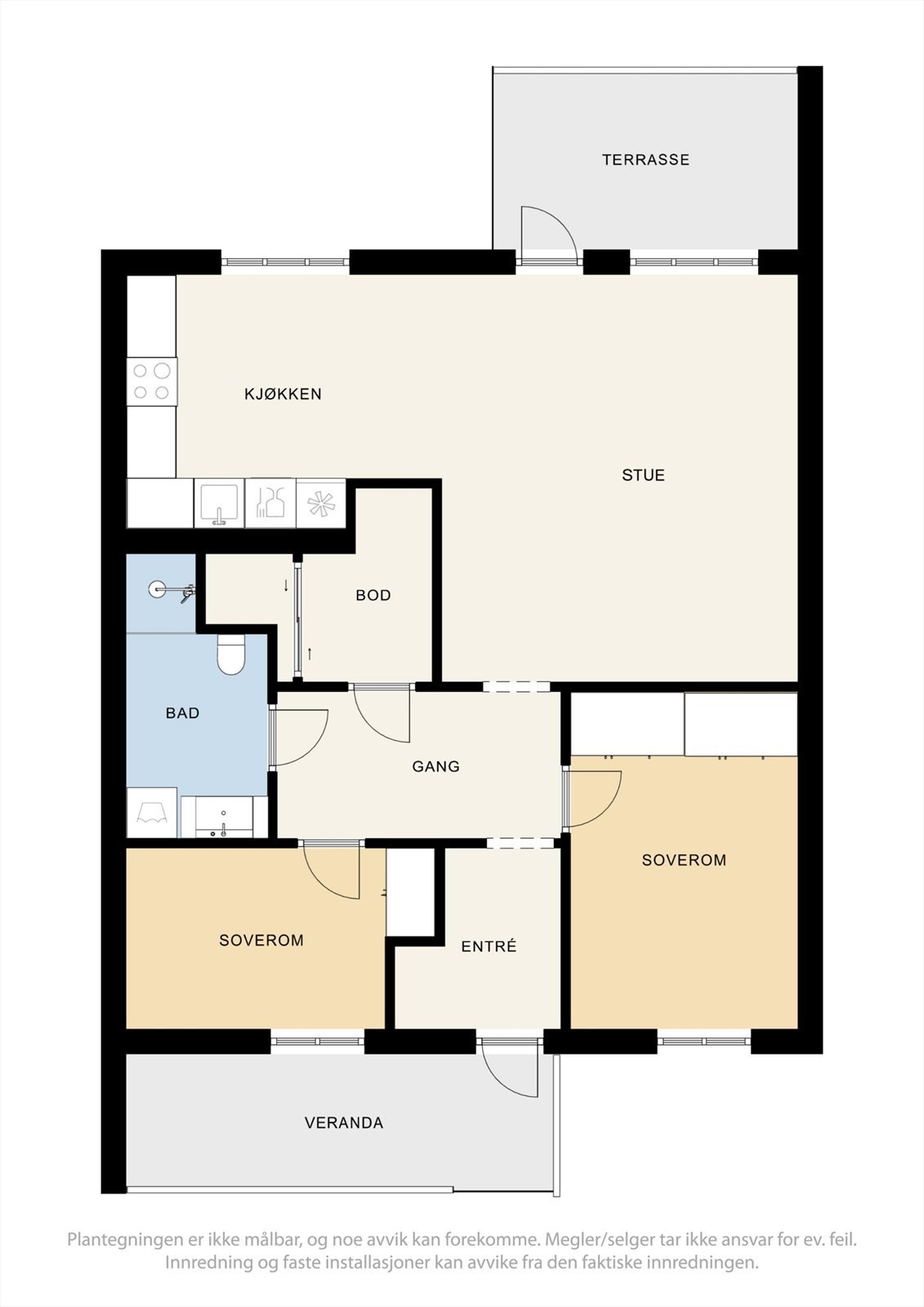 Plantegning. Galleribilde