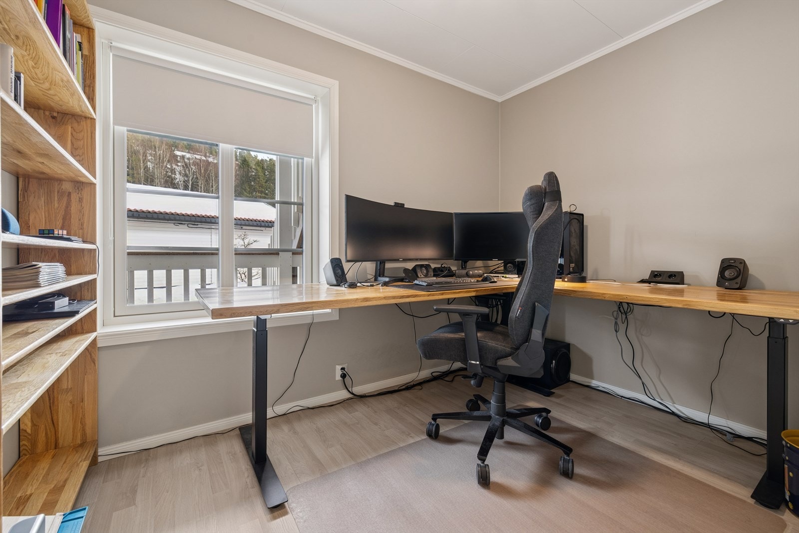 Det andre soverommet egner seg godt som barnerom, gjesterom eller kontor. Galleribilde