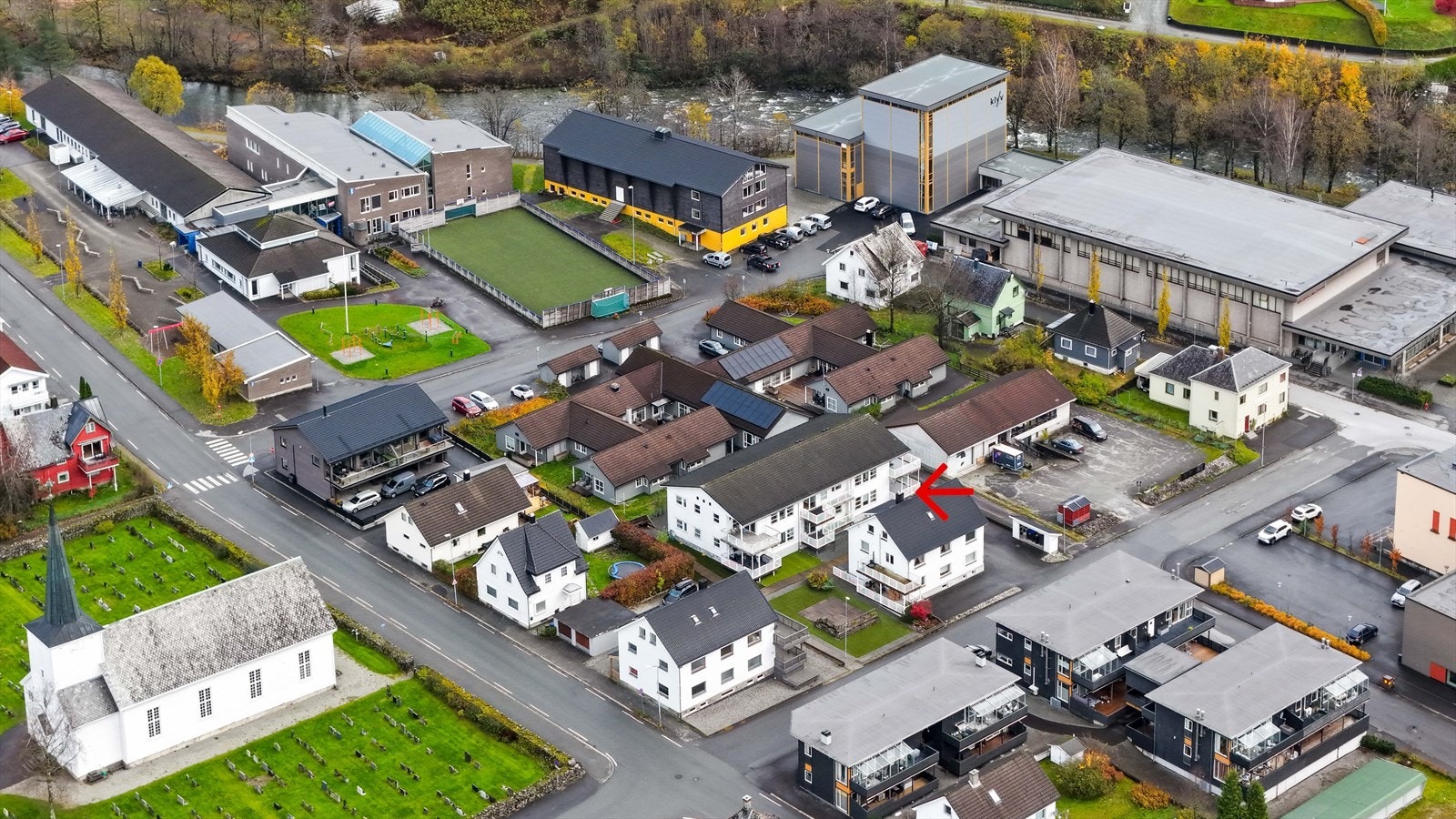 Oversikt - sentrumsnært Galleribilde