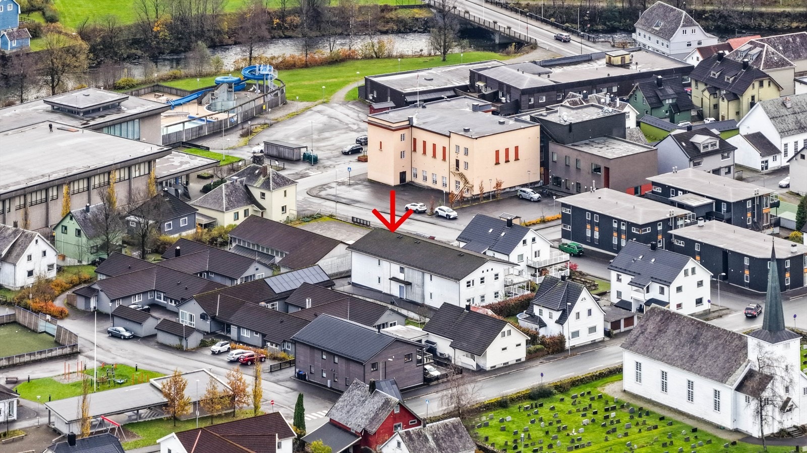 Oversikt - sentrumsnært Galleribilde