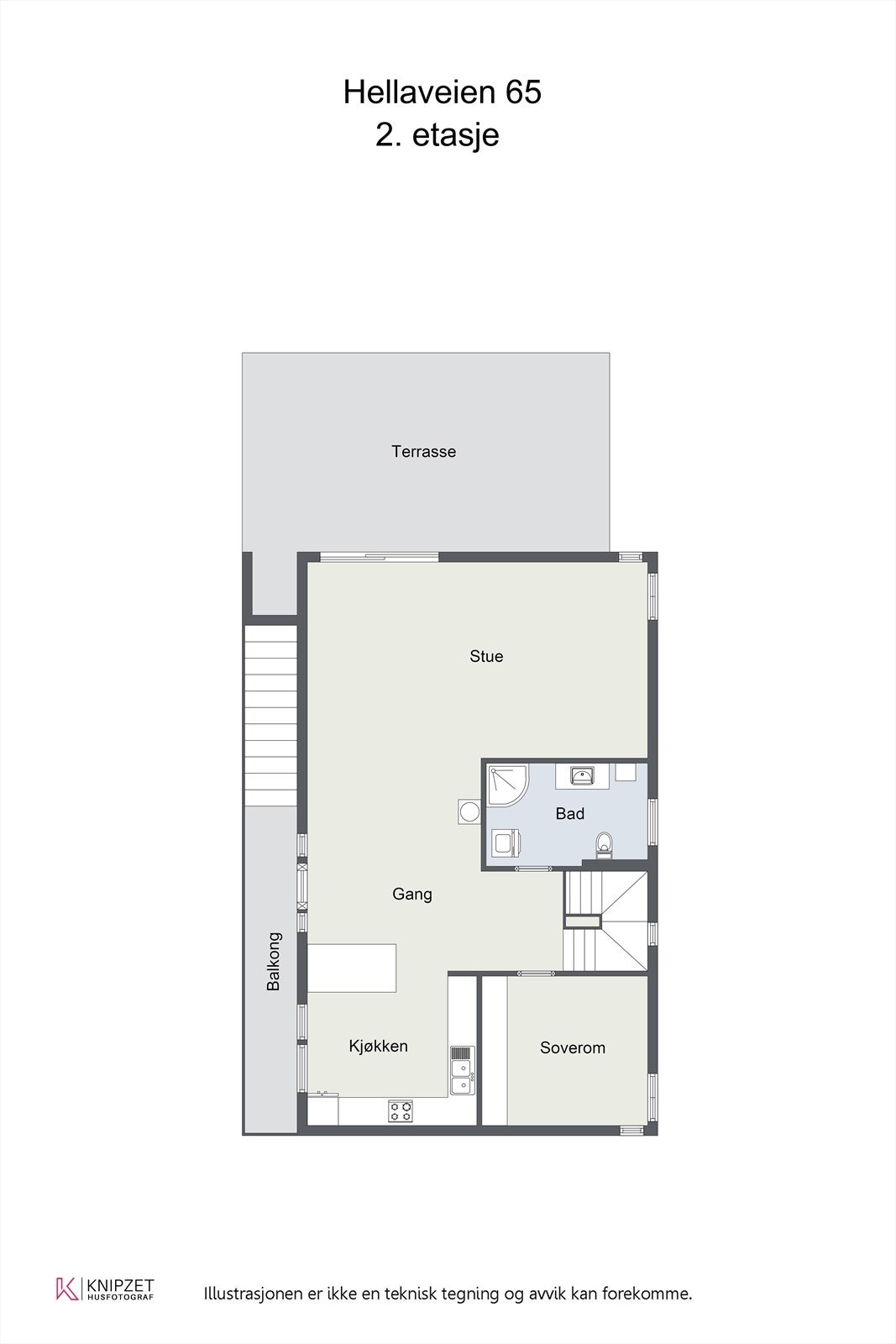 Plantegning 2.etasje. Galleribilde