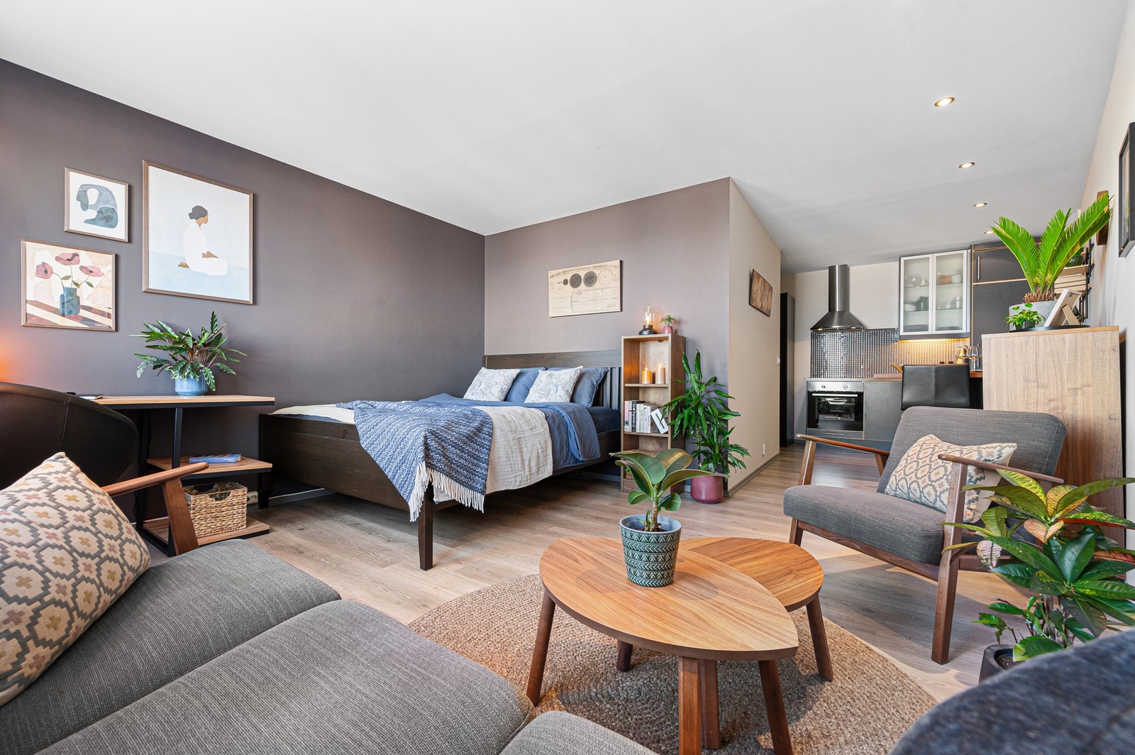 Rommet er smart utformet med flere egne soner. Galleribilde