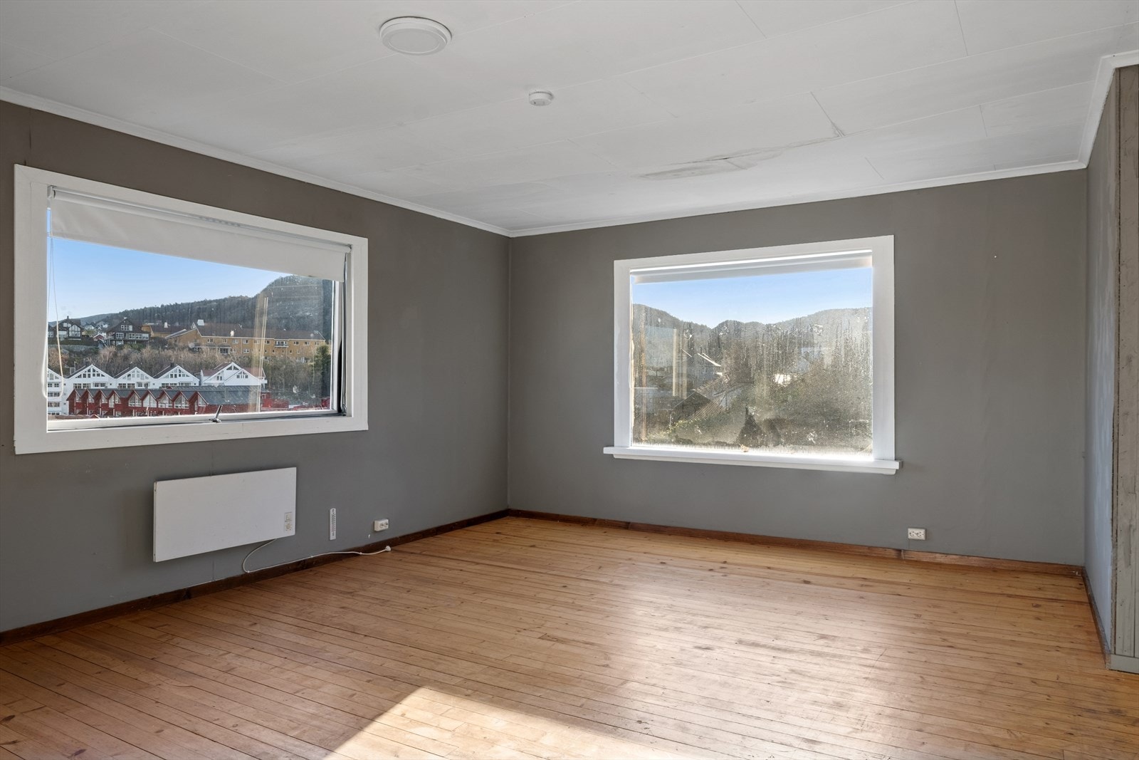 Vindusflater som lar dagslyset flyte fritt. Galleribilde