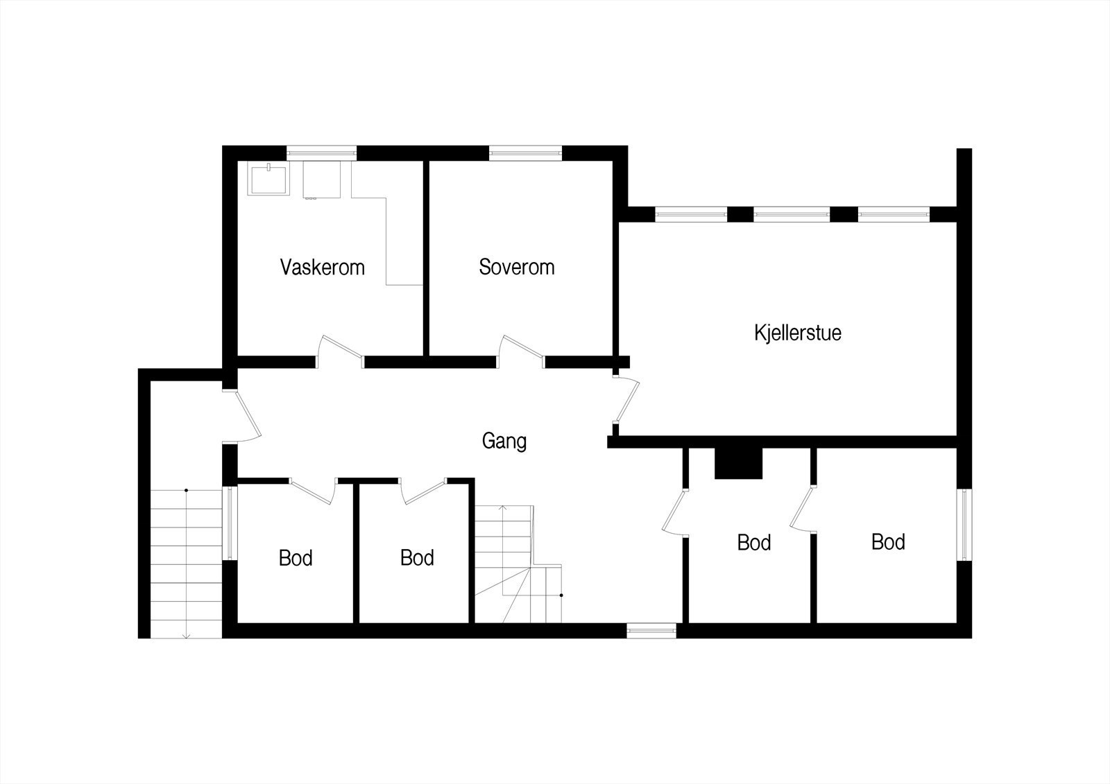 Plantegning U.etg Galleribilde
