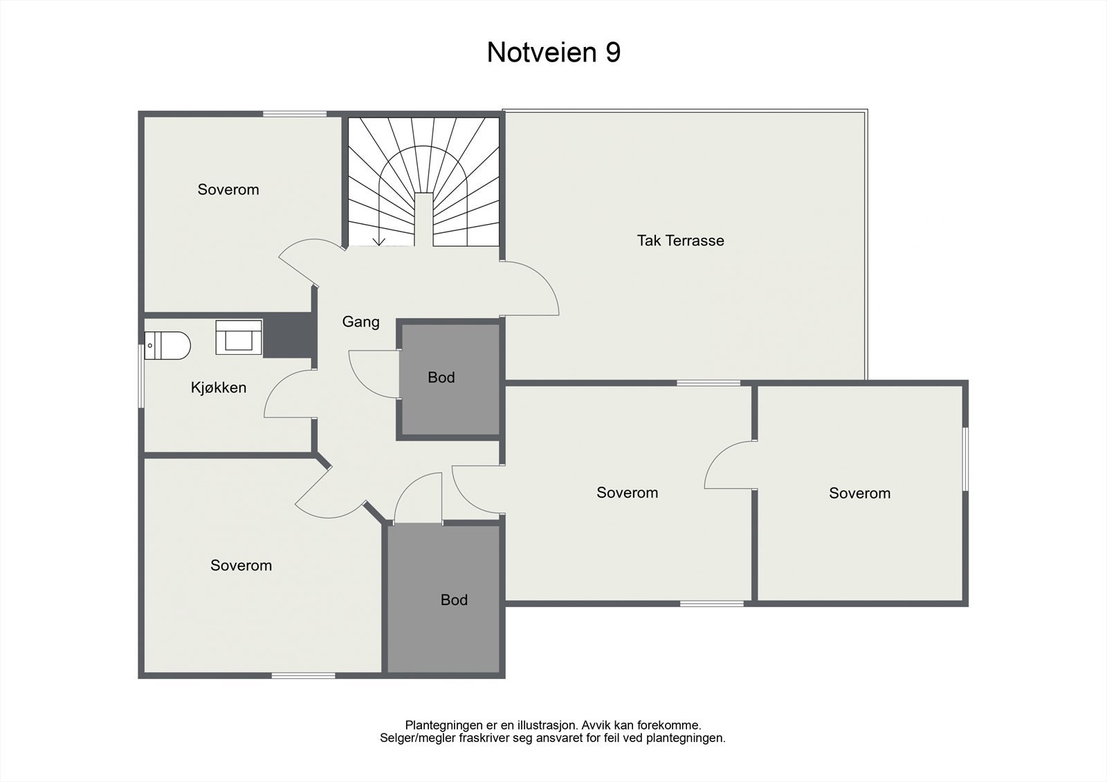 Notveien 9 - 2D - 2. Etasje - Letterhead Galleribilde