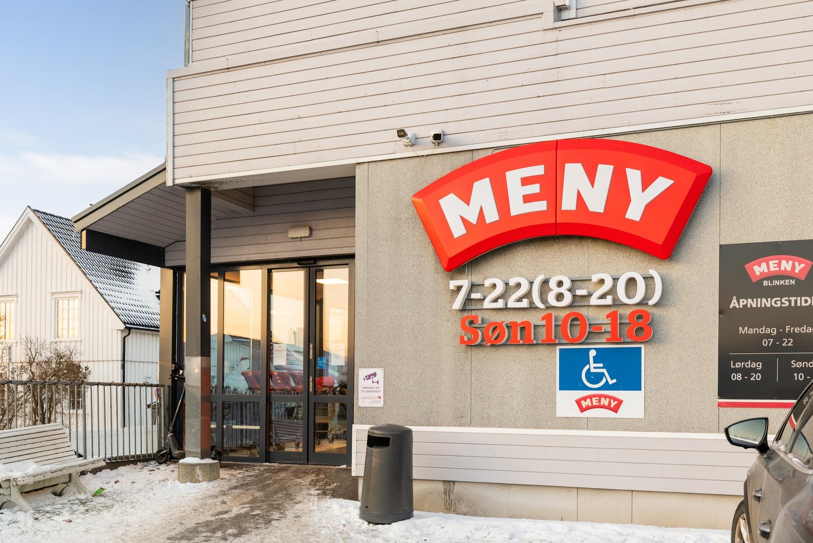 Enkel hverdag med MENY Blinken like i nærheten. Galleribilde