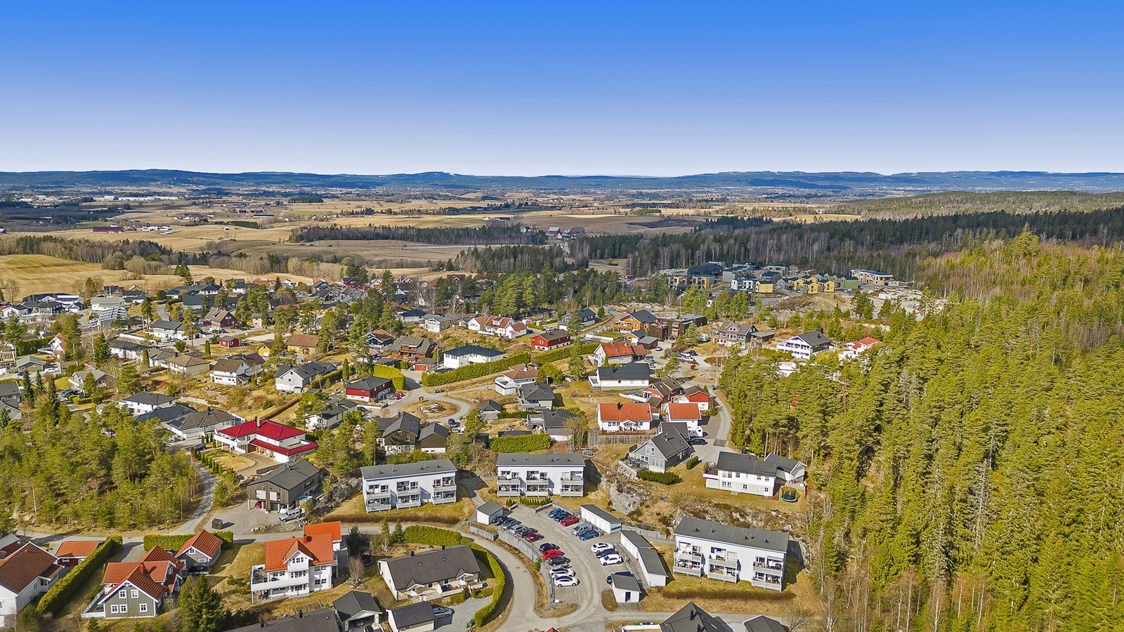 Området Borgen er et trygt og etablert nabolag med lite trafikk og støy. Galleribilde