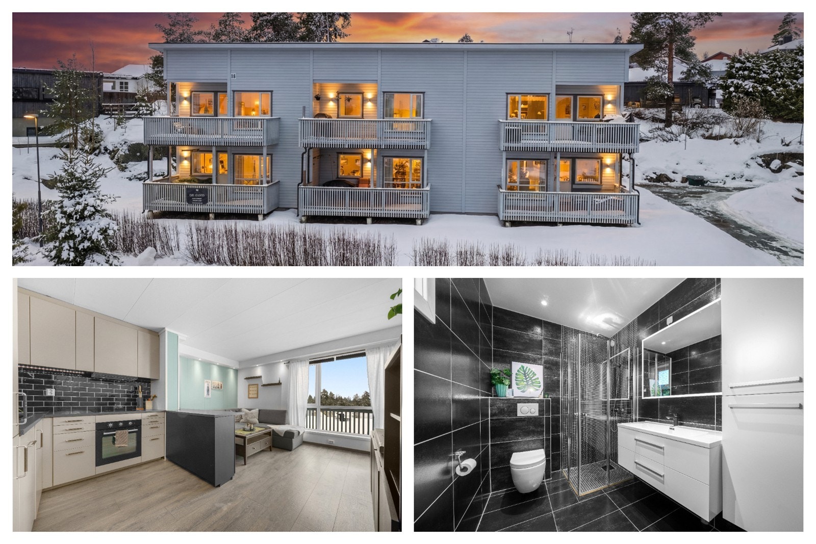 EiendomsMegler1 v/Marius Alstedt har gleden av å presentere Fredrik Borgens Veg 14E! Foto: Thor Øyvind Borgersen, Flytende film AS Galleribilde