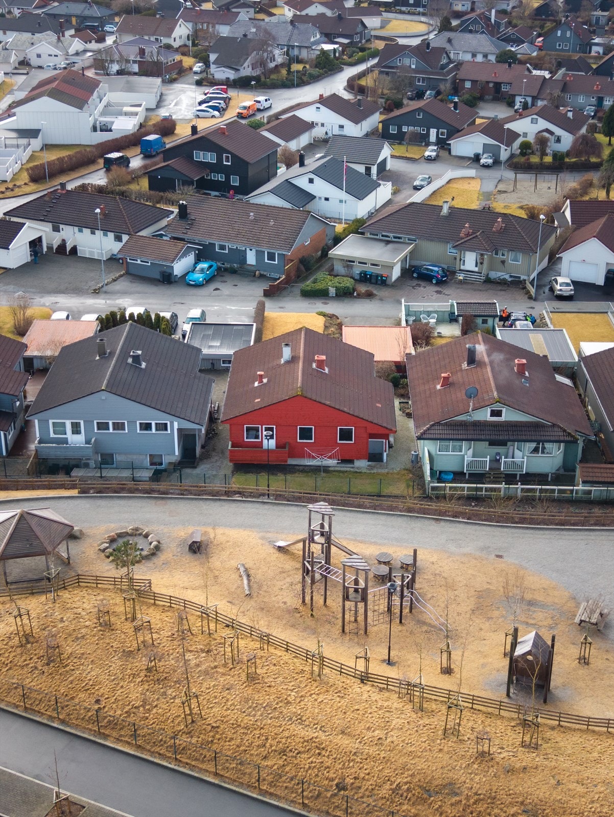 Området er rolig og trygt, og gir god plass for barn å vokse opp Galleribilde