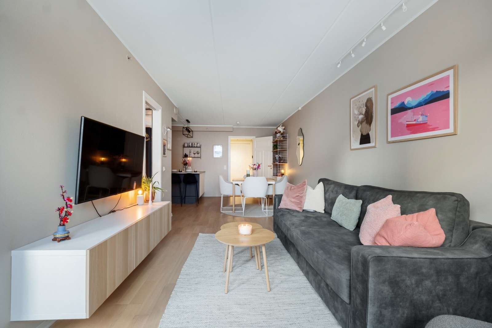 Her ligger alt til rette for hyggelige sammenkomster. Galleribilde