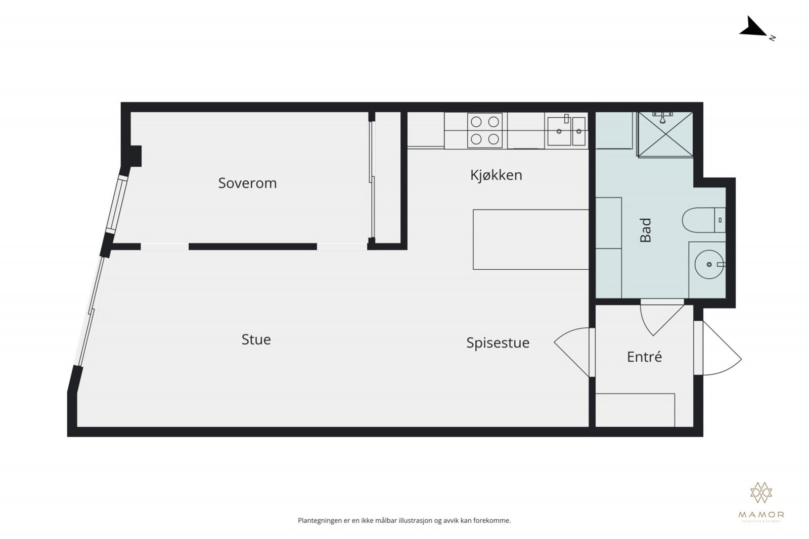 Plantegning 3.etasje Galleribilde