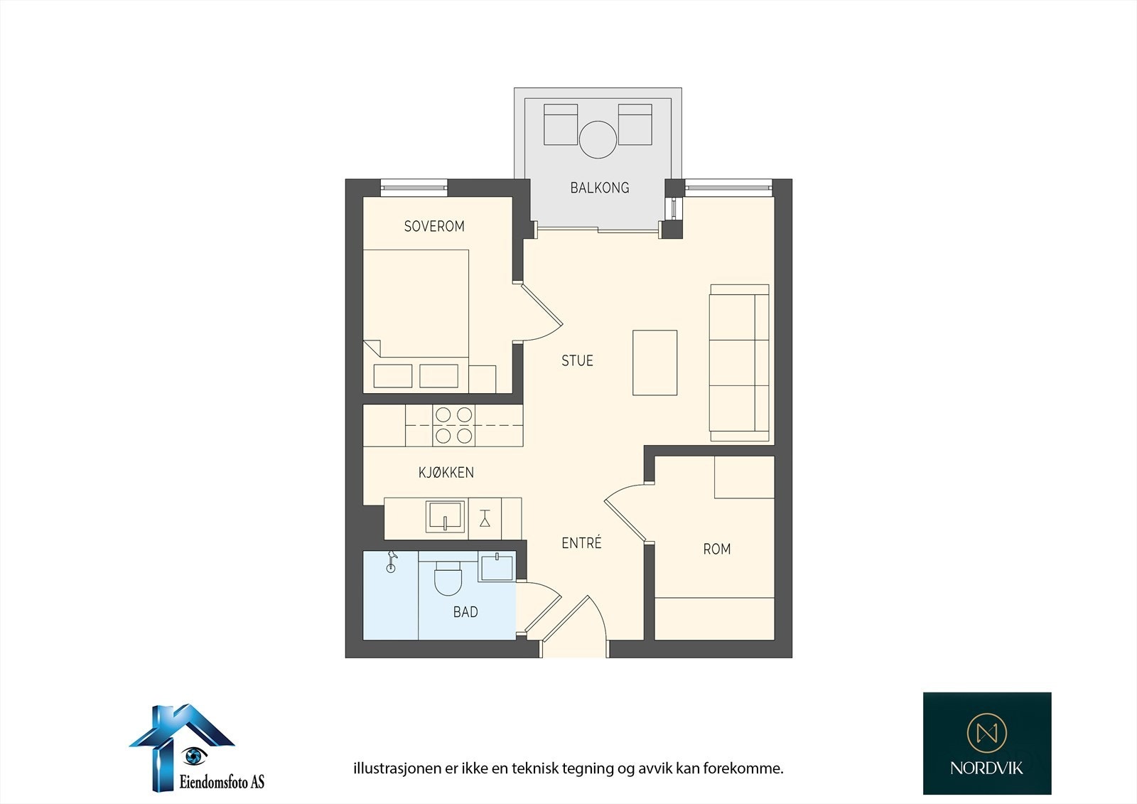 Planskisse Galleribilde