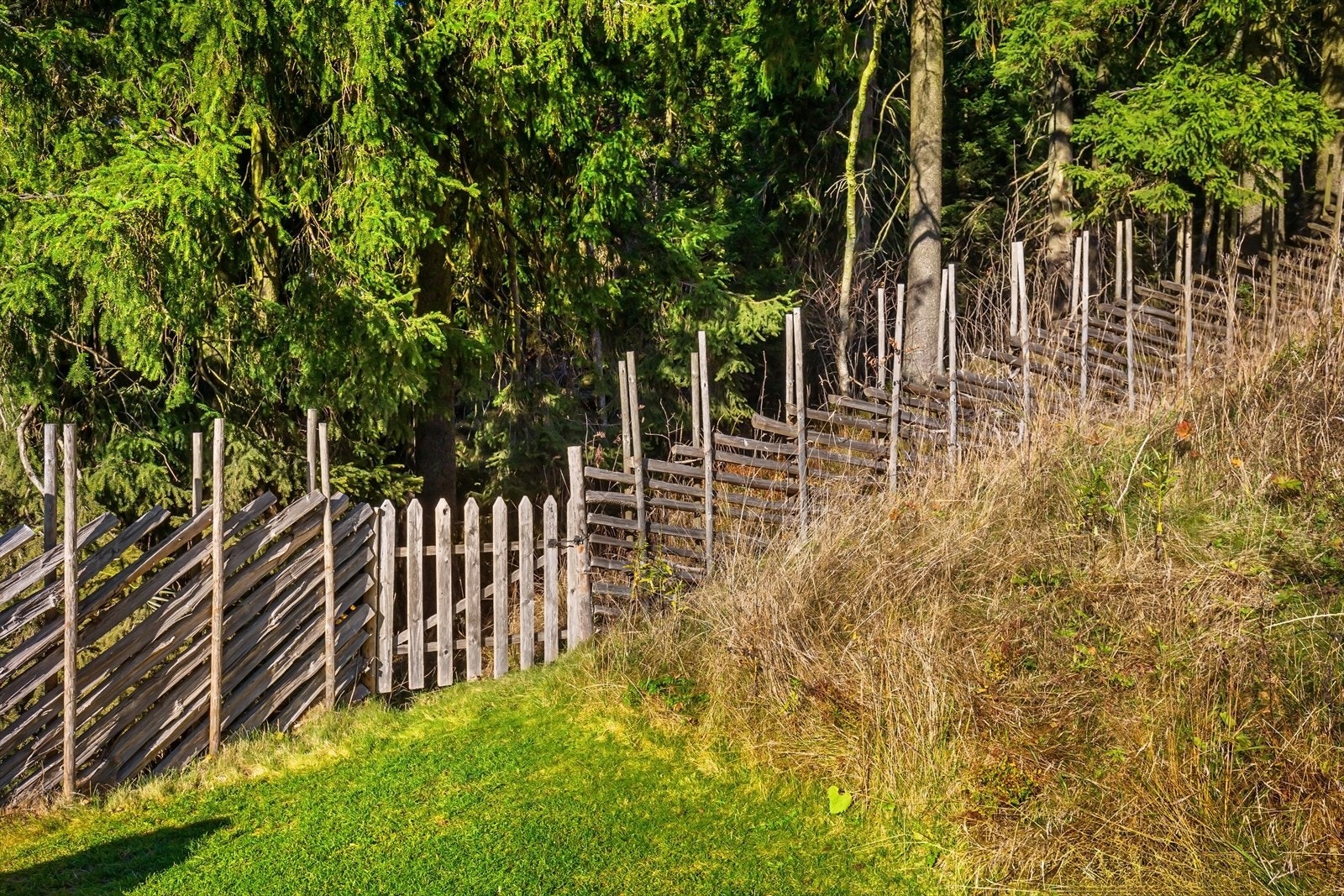 Eiendommen grenser direkte til store, idylliske friområder Galleribilde