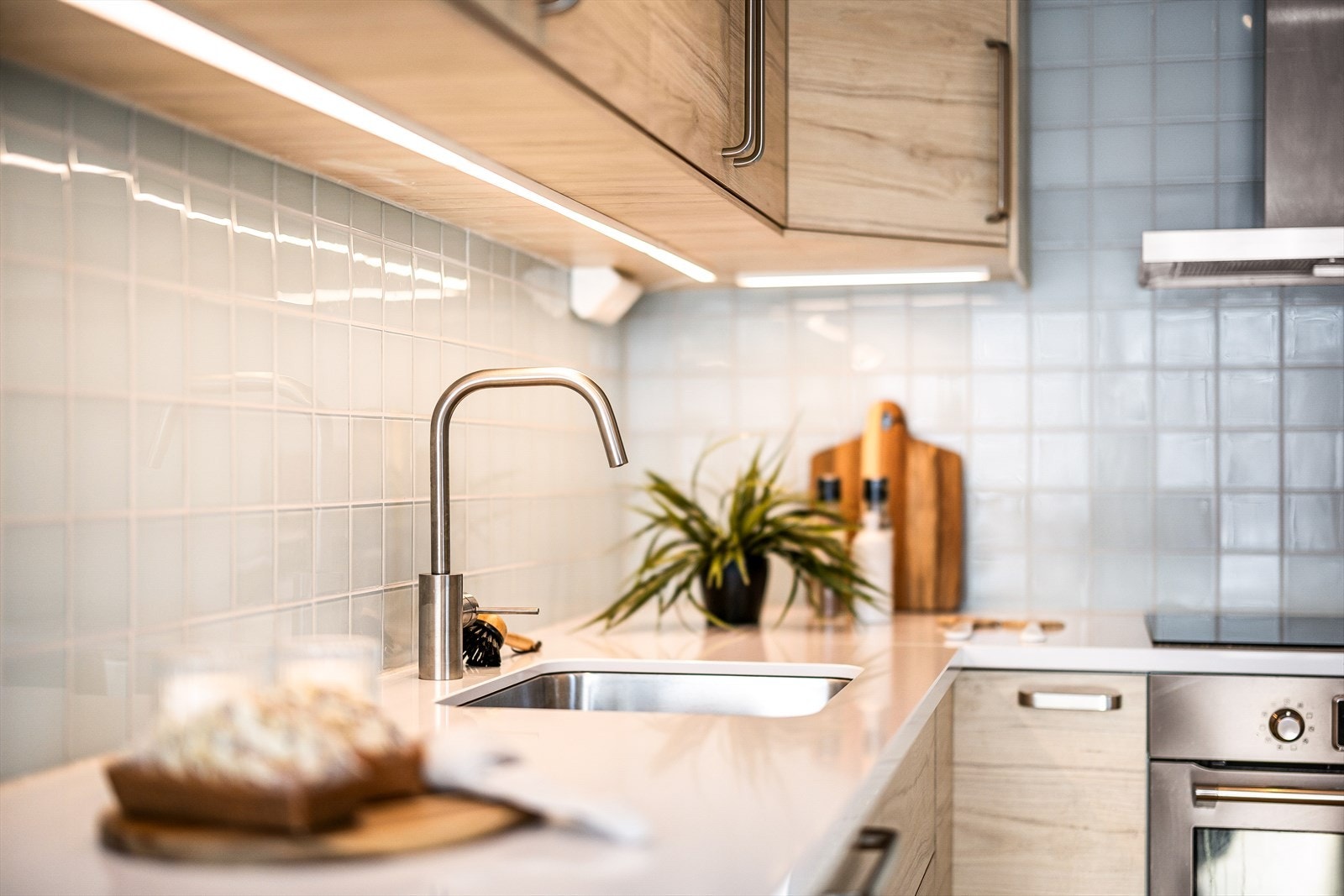 Lekker kvarts-benkeplate. Galleribilde