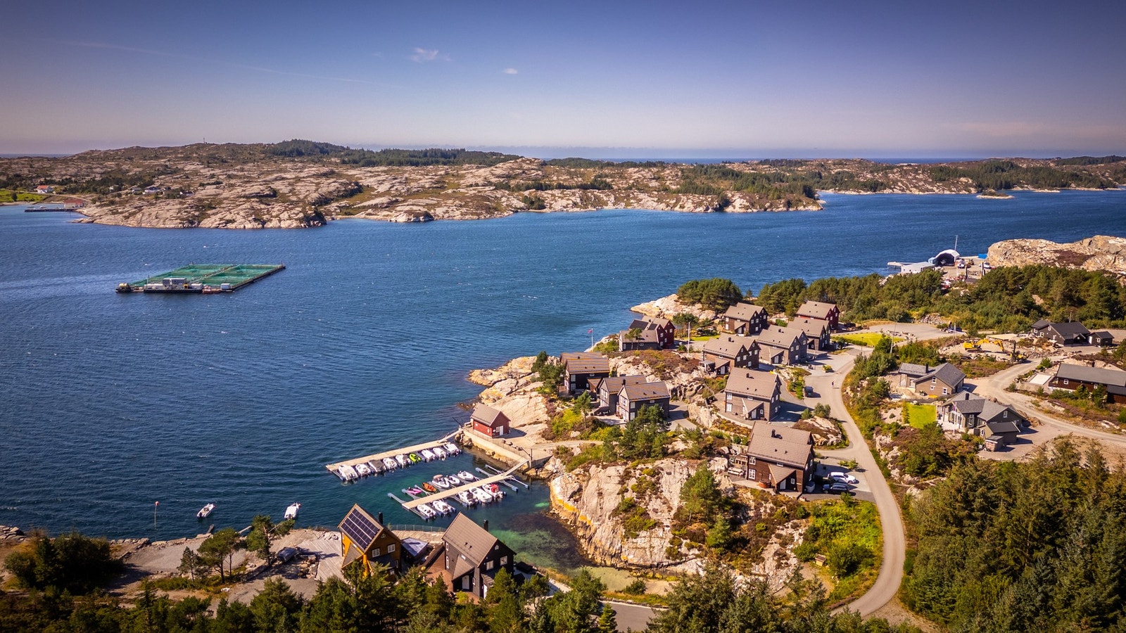 Det er kort vei til storhavet Galleribilde