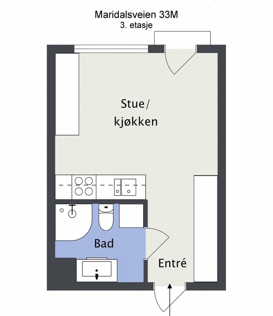 Plantegning Galleribilde