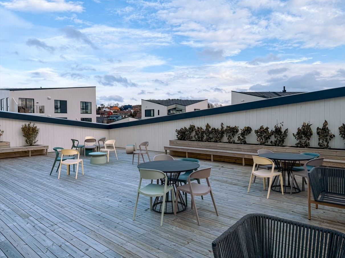 Felles takterrasse Galleribilde