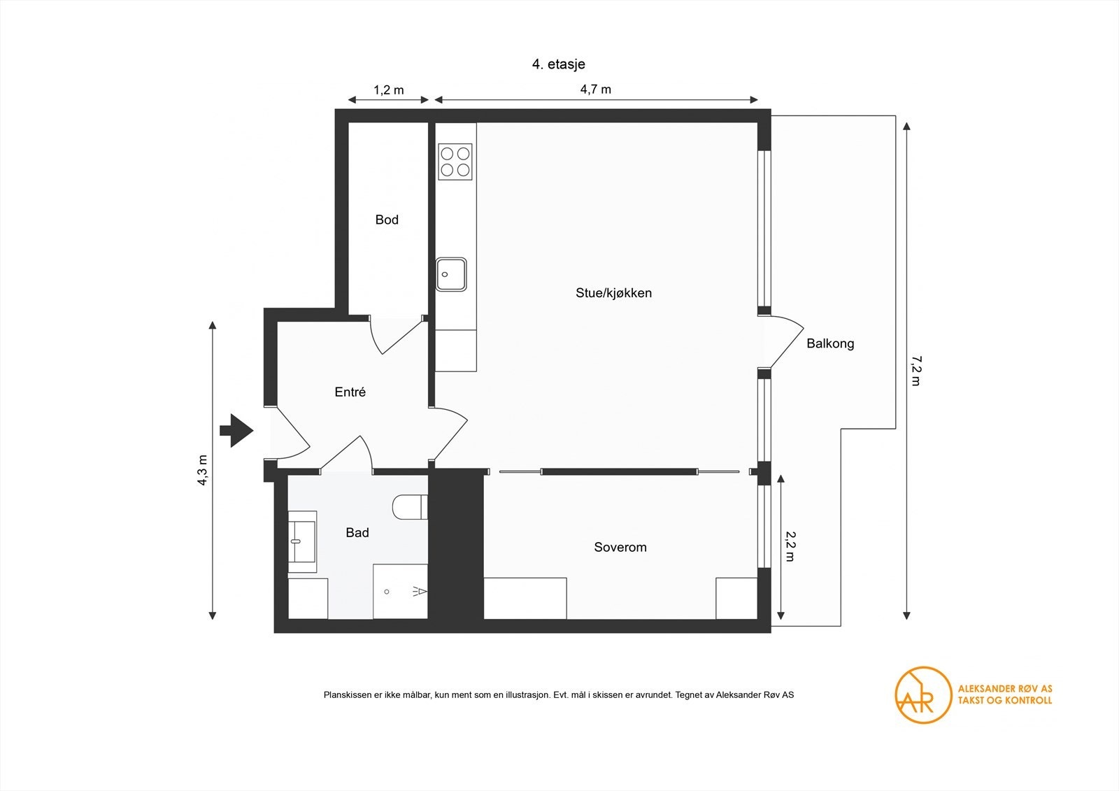 Plantegning Galleribilde