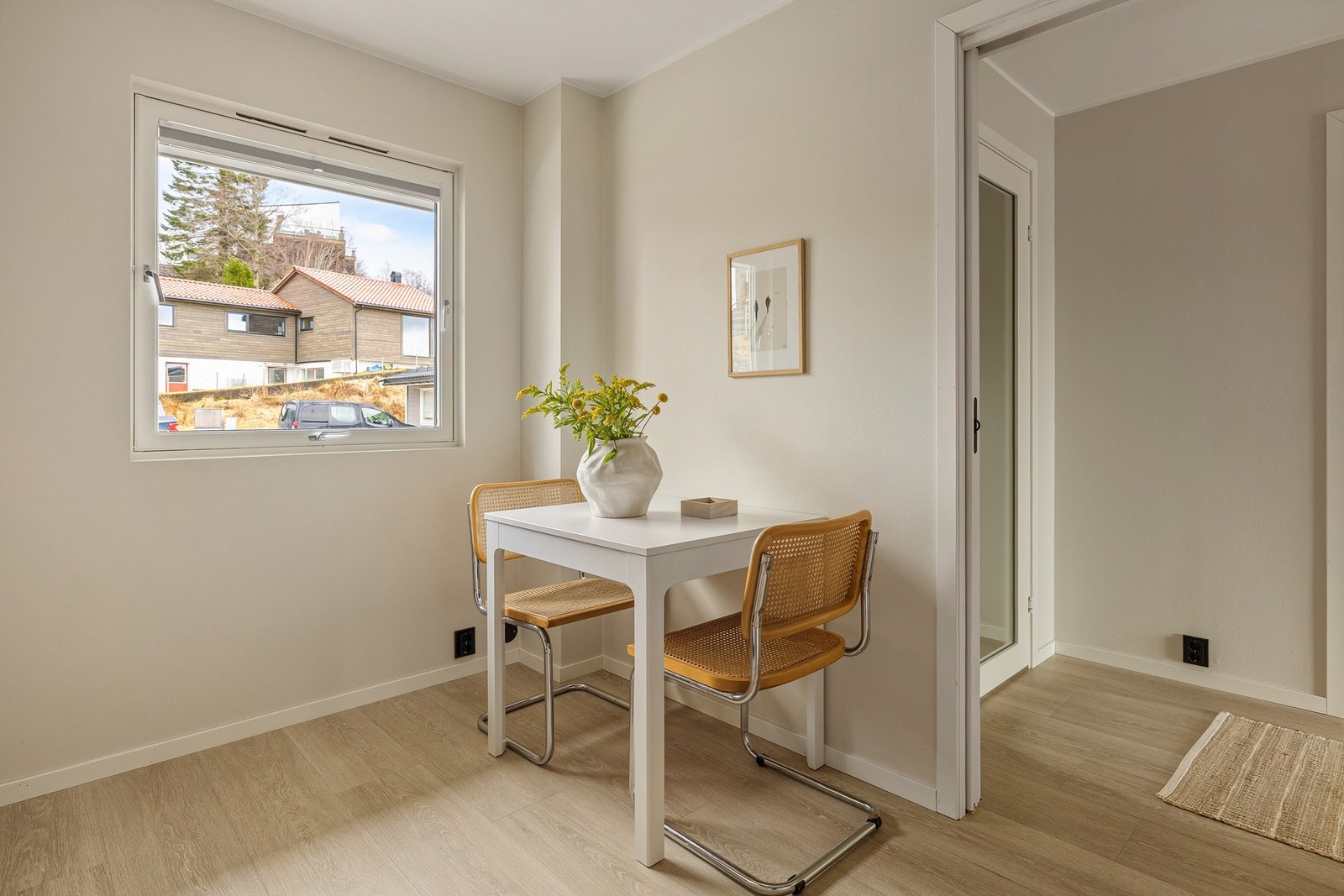 Det er også plass til en spisegruppe Galleribilde