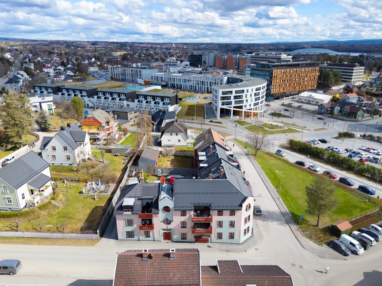 Dronefoto Galleribilde