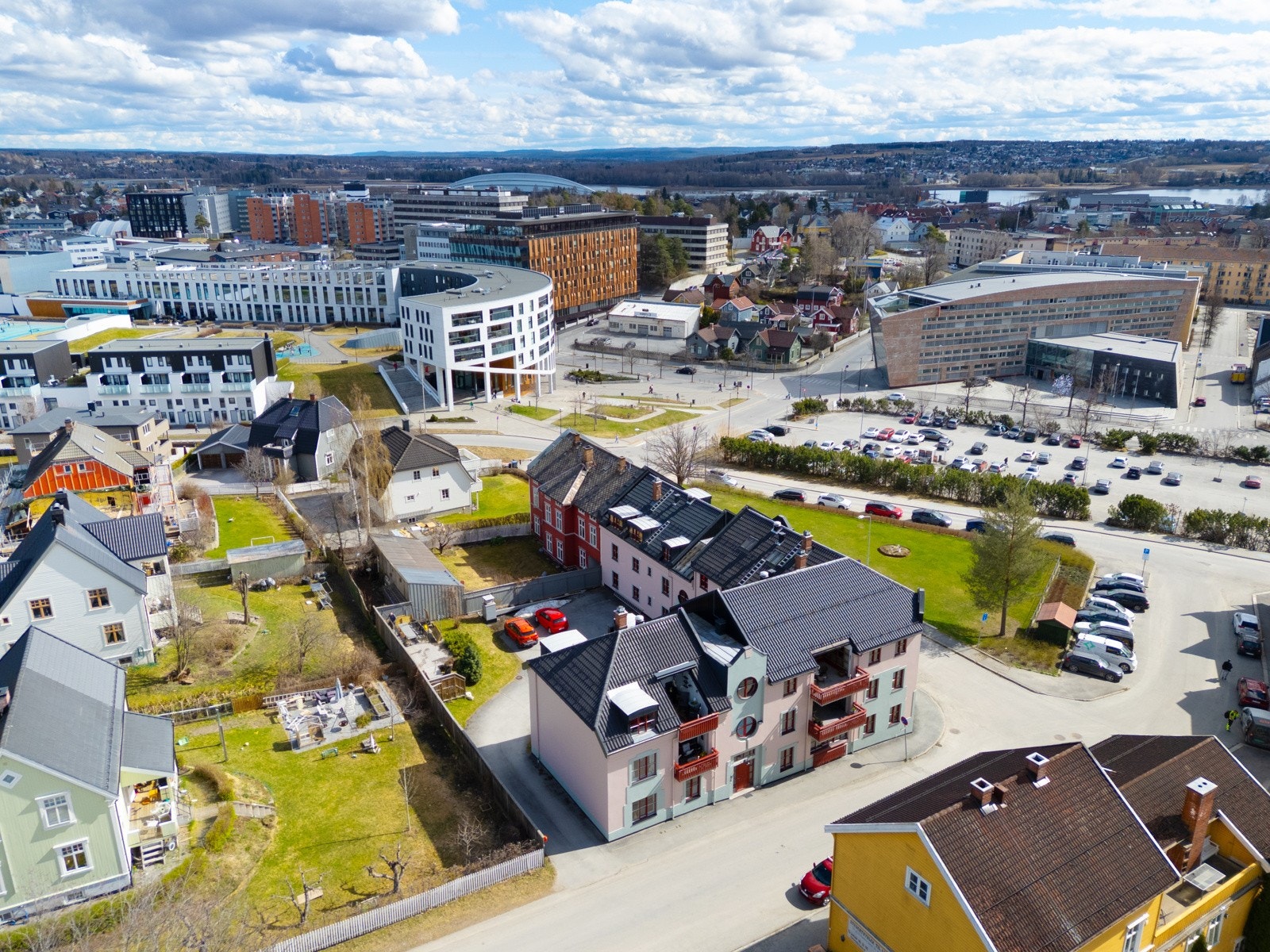 Dronefoto Galleribilde