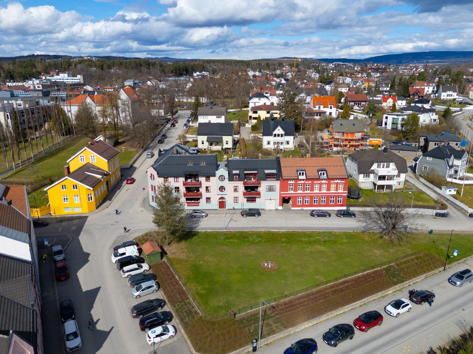 Dronefoto Galleribilde