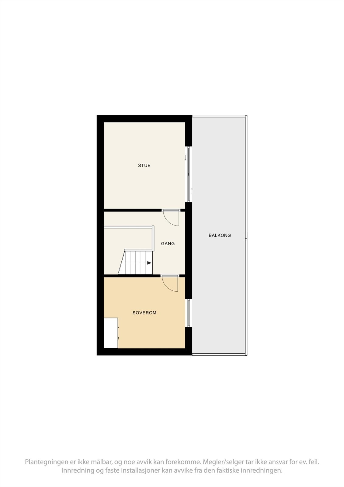 Plantegning 3. etasje Galleribilde