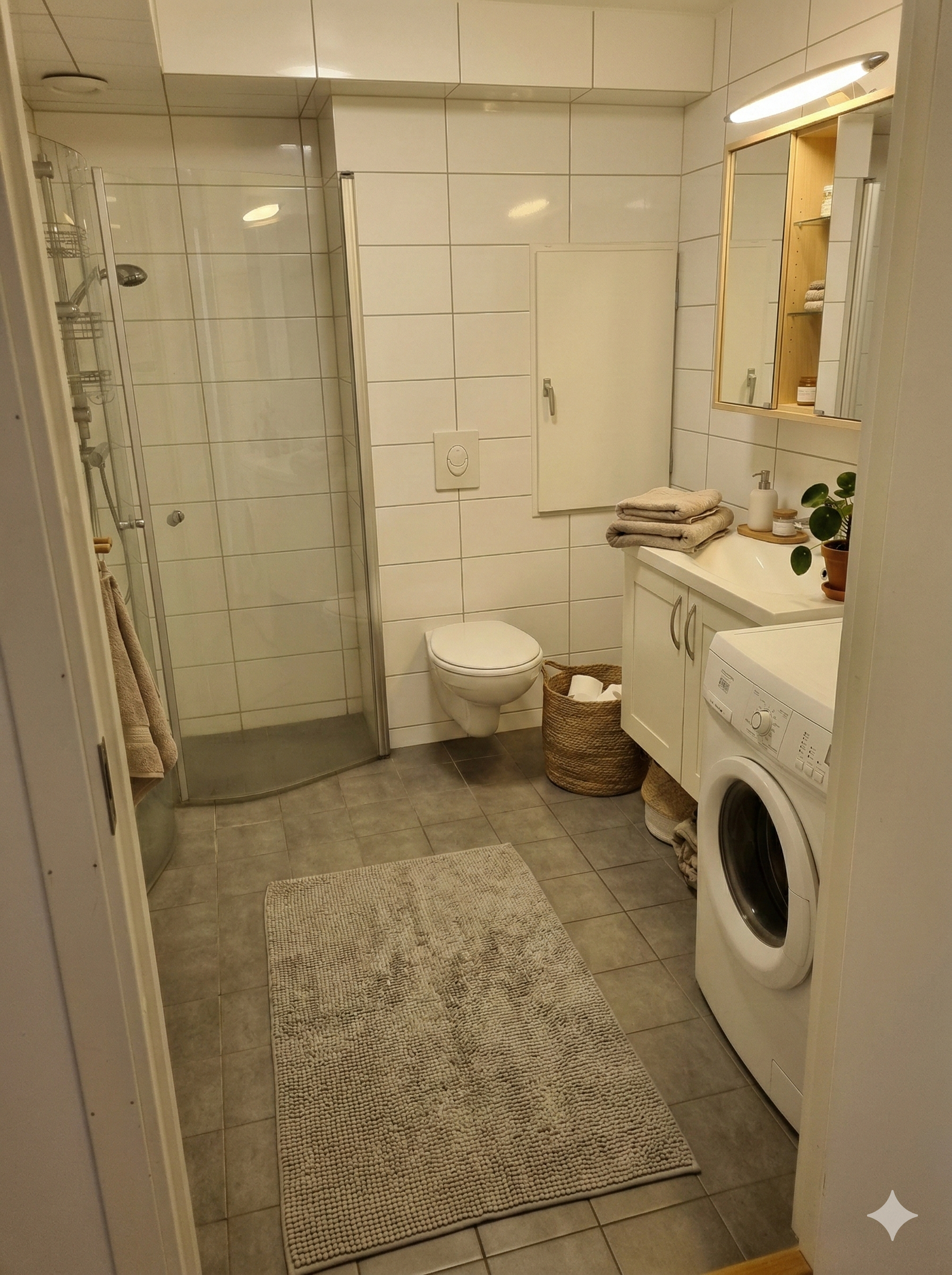 Bad - digitalt forslag til møblering Galleribilde