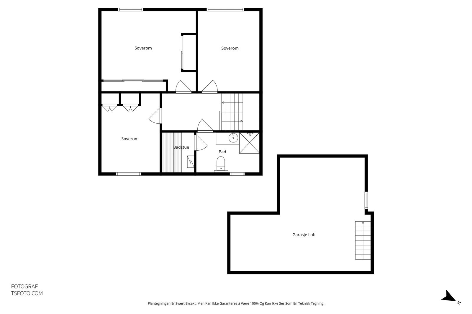 Plantegning - 2 etasje Galleribilde