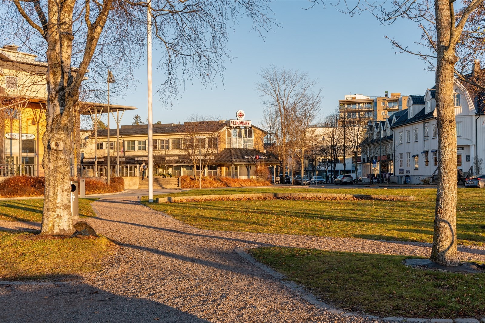 Det er også hyggelige parkområder i sentrum. Galleribilde
