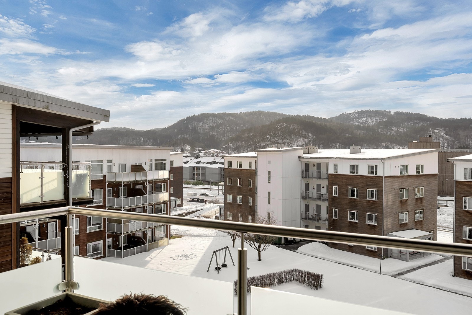 Fra balkong Galleribilde