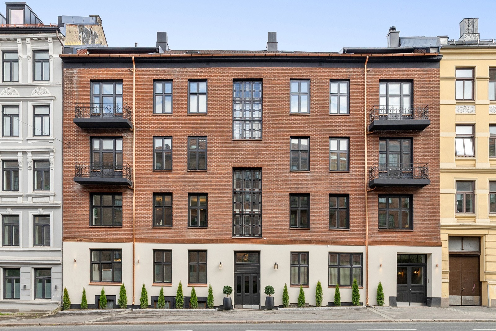 Tranegården - nyoppusset bygård på St.Hanshaugen Galleribilde