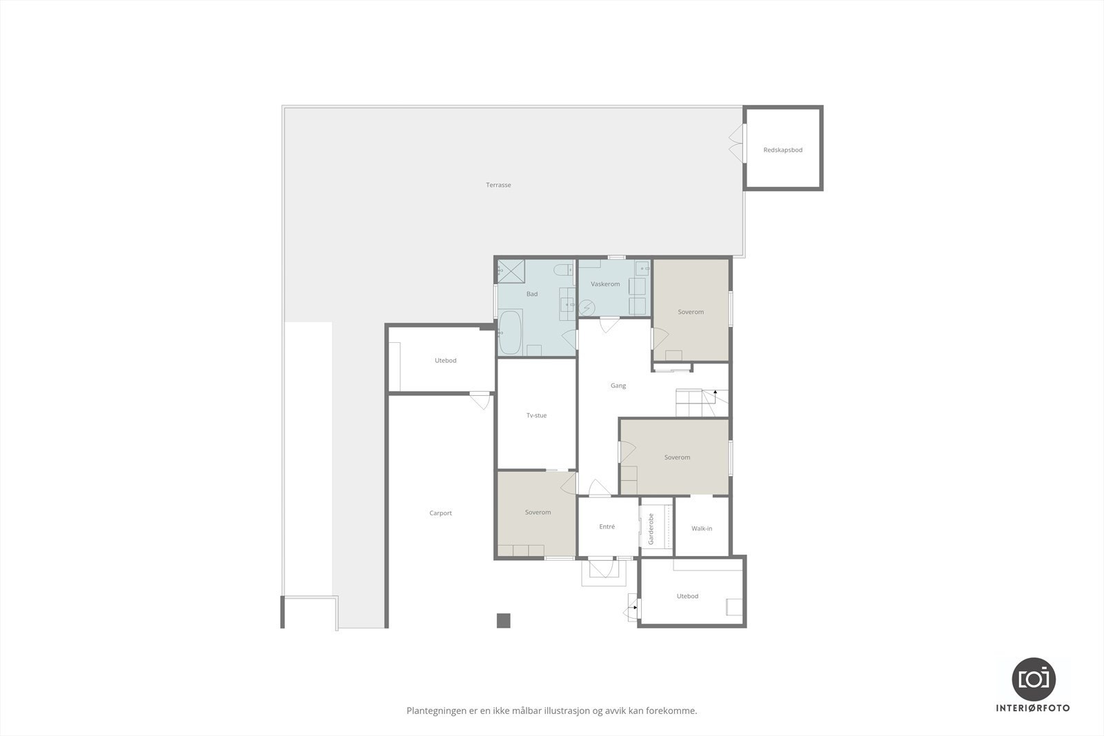 Plantegning Galleribilde