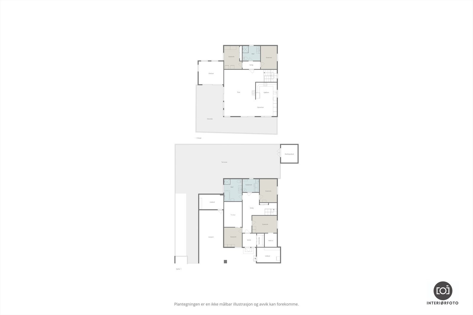 Plantegning Galleribilde