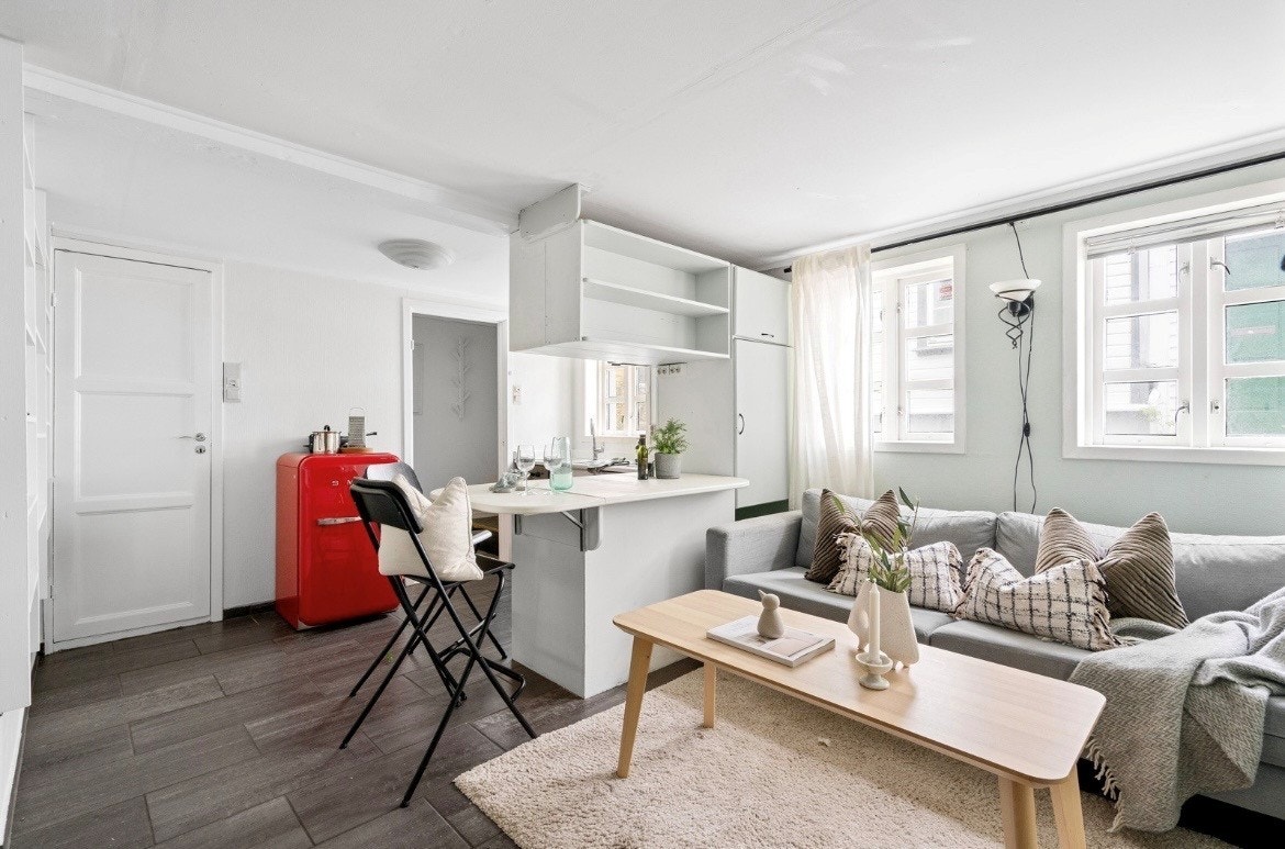 Lys og sentral leilighet Galleribilde