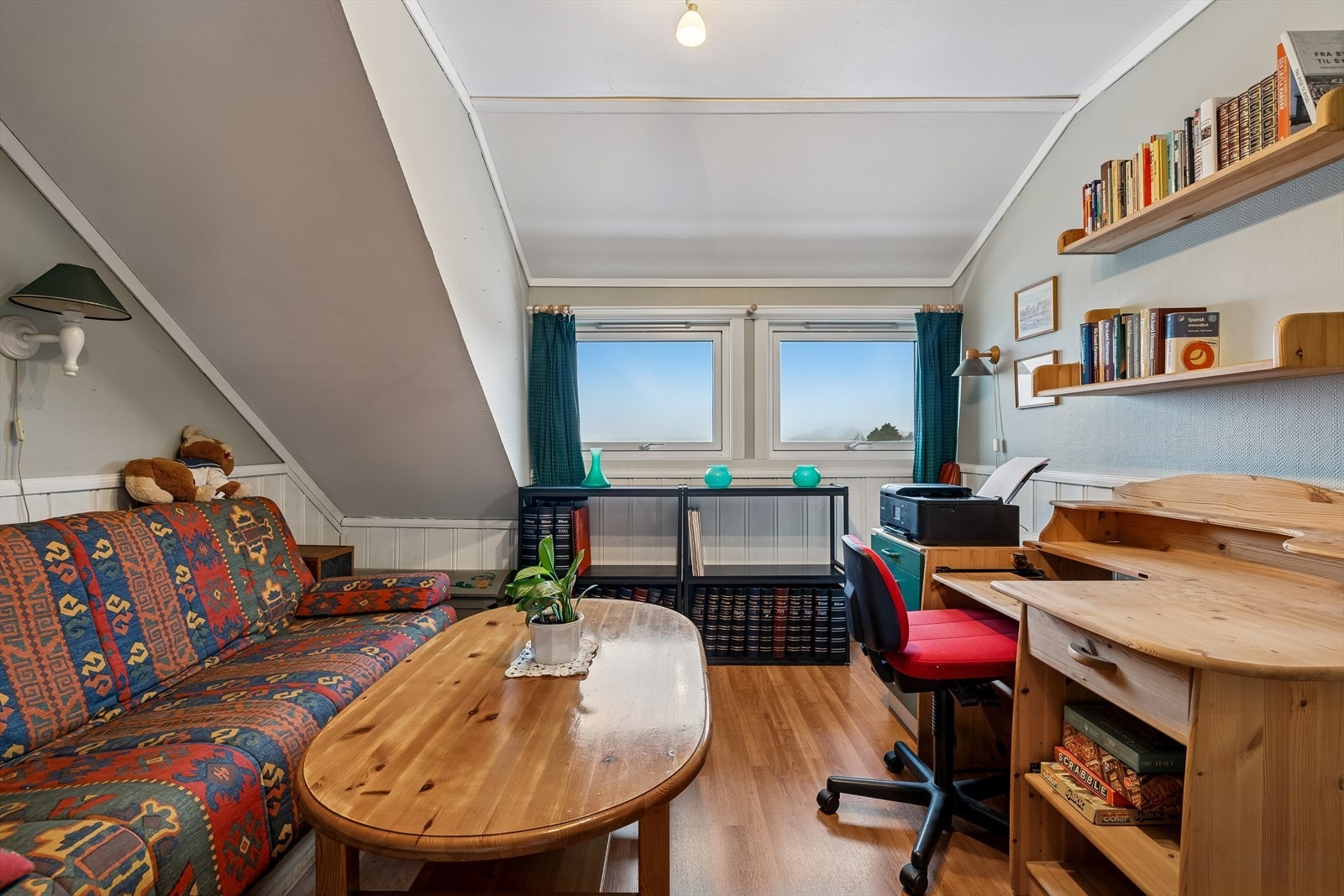 Soverom 3 innredet som loftstue Galleribilde