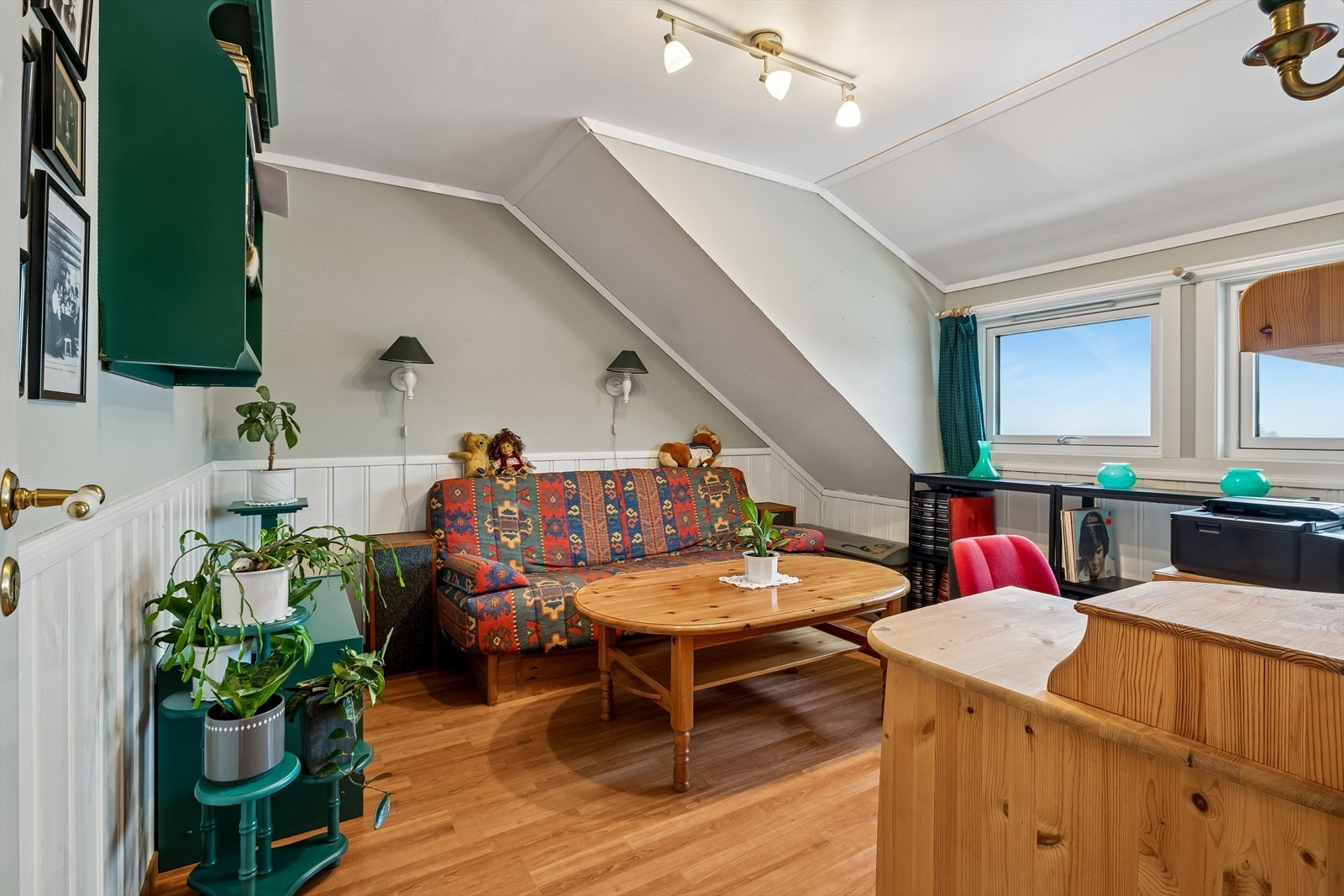 Soverom 3 innredet som loftstue Galleribilde