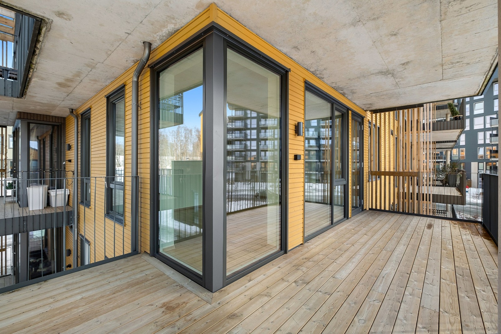 Vendt mot sørvest, noe som gir svært gode solforhold Galleribilde