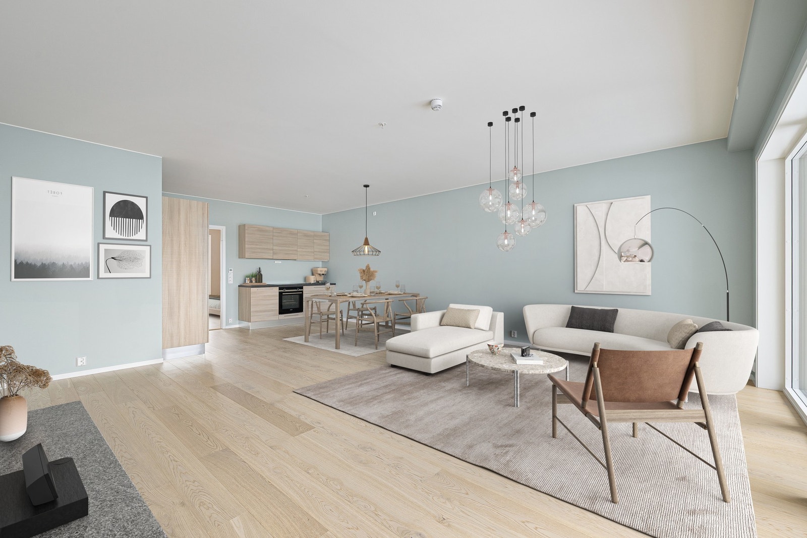 Bildet er digitalt møblert. Galleribilde