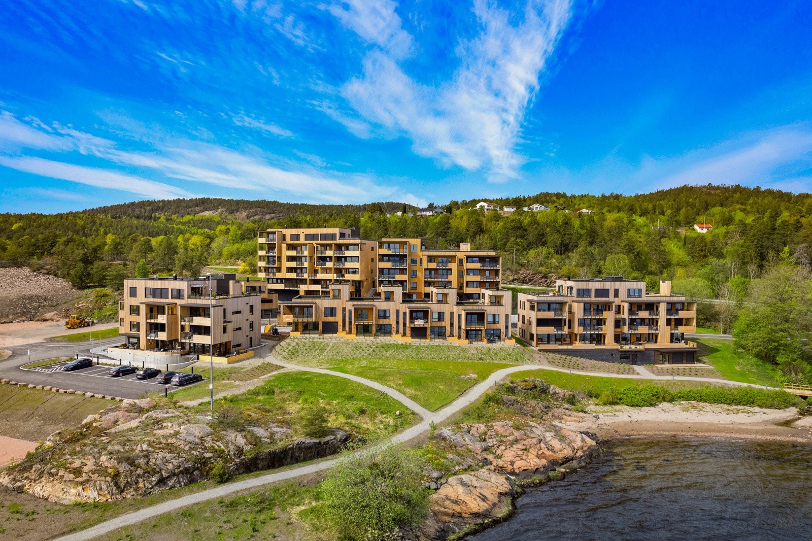 Leilighetene på Hurum Brygge sto ferdig høsten 2023 Galleribilde